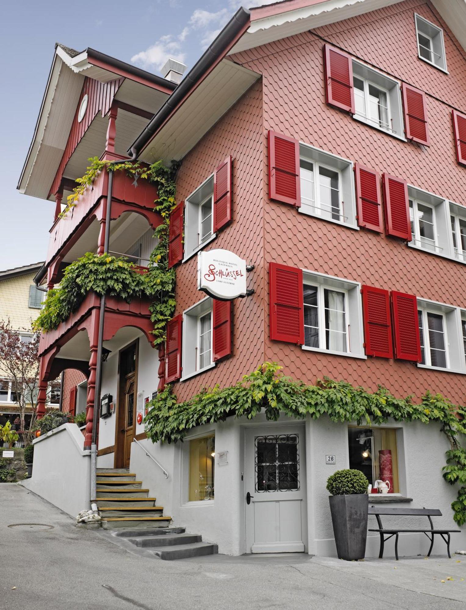 Boutique-Hotel Schlüssel Beckenried Exterior foto